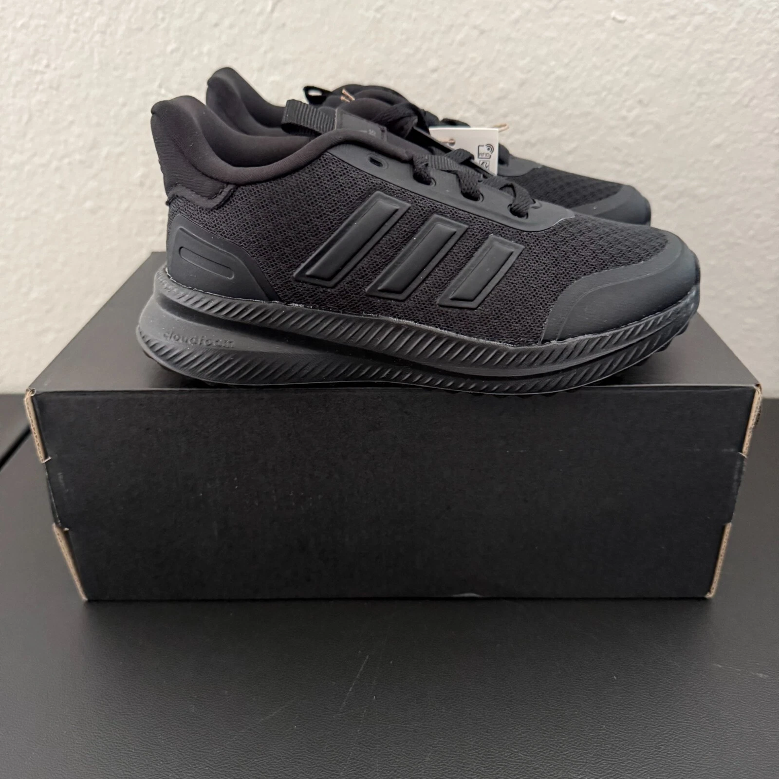 Scarpe da scuola Adidas X_PLR Path bambini sneakers sportive tutte nere ID0254