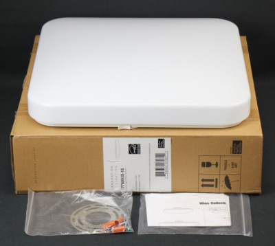 Vitus Collection Large LED Square Flush Mount Ceiling Fixture White 5776093S-15