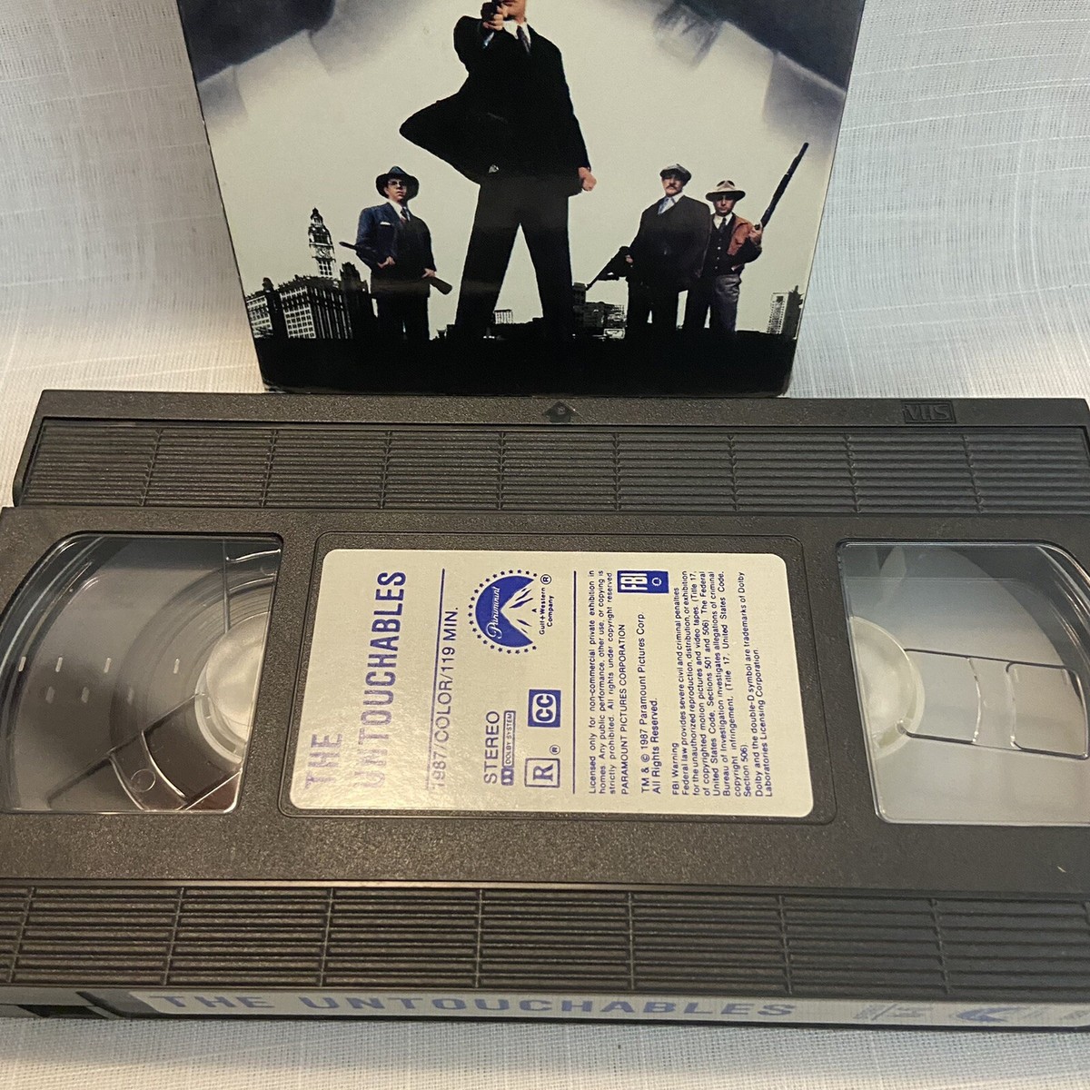 The Untouchables VHS VCR Video Tape Movie Kevin Costner | eBay