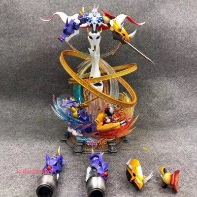 MIMAN Studio Digimon Omegamon Resin Model Painted Statue In