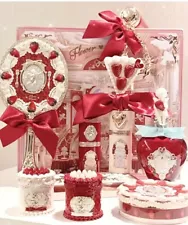 11in1 Flower Knows Strawberry Cupid BOX Blush Mirror Lipstick With Flower Knows