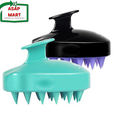 HEETA Hair Scalp Massager Shampoo Brush 2 Pack, Soft Silicone Bristles to Remove