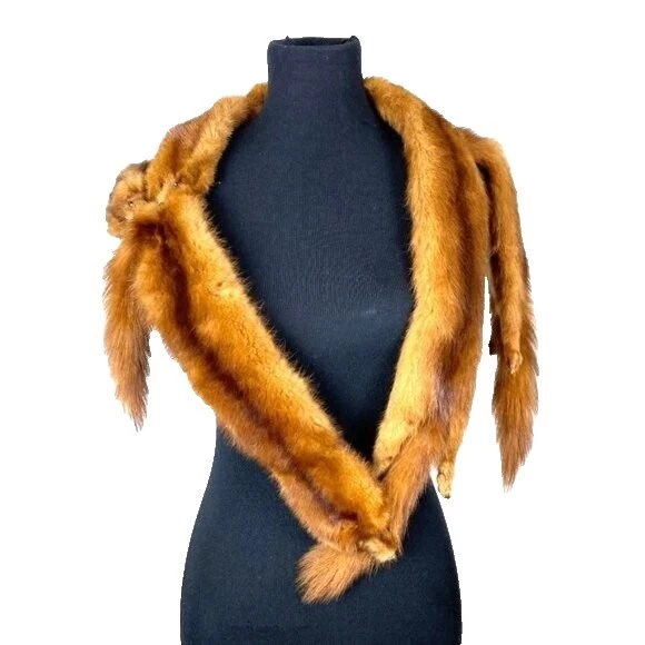 Mink Stole 1950s Vintage Scarves & Wraps