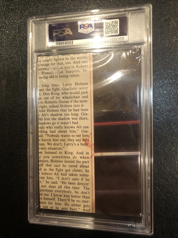 Larry Holmes Signed Autographed Cut Magazine Photo PSA/DNA - Image 3 of 4