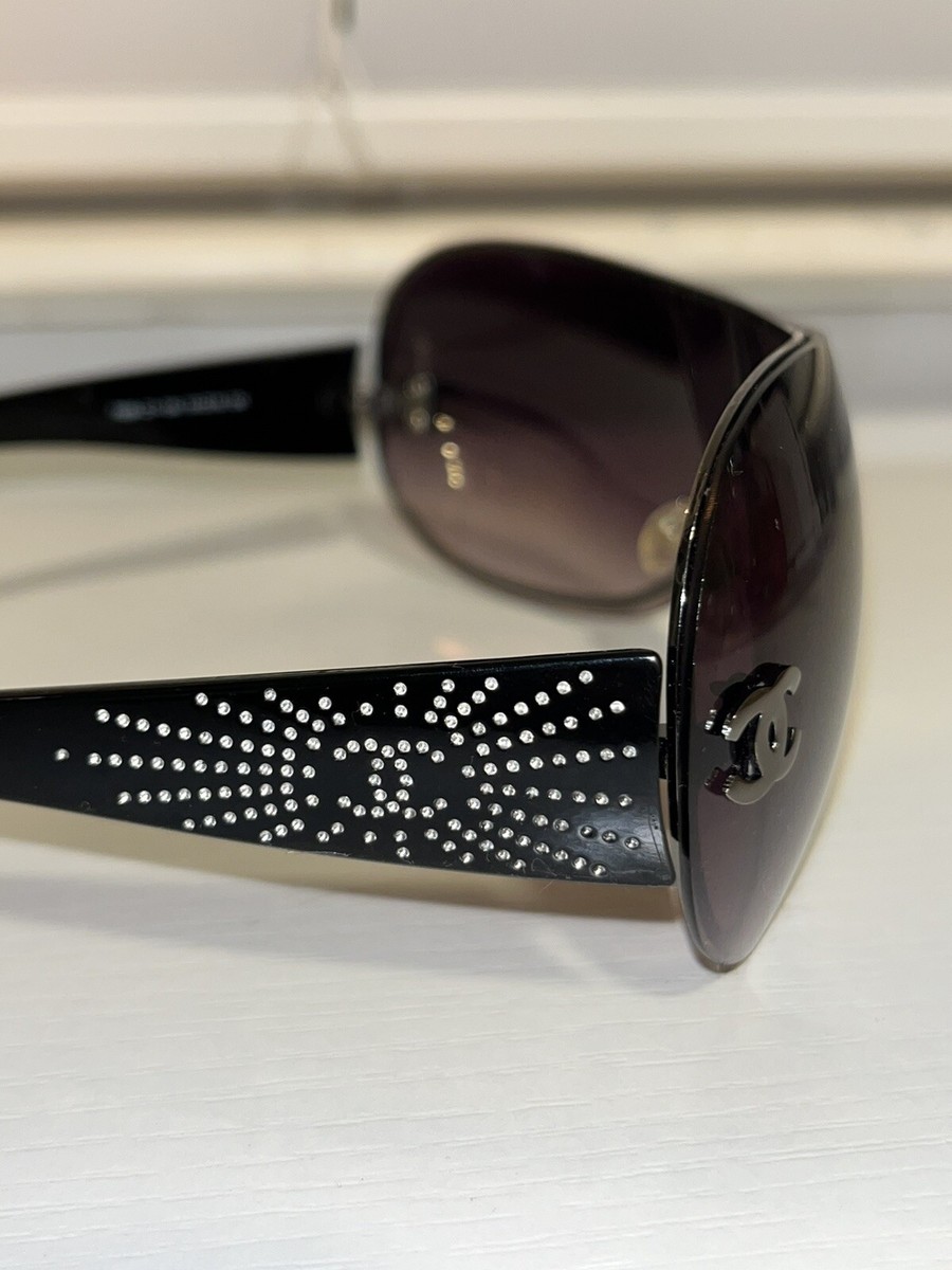 RARE Y2k 2000s CHANEL Sunglasses C1-104 Rhinestones Logo RARE Y2k 2000s CHANEL Sunglasses C1-104 Rhinestones Logo