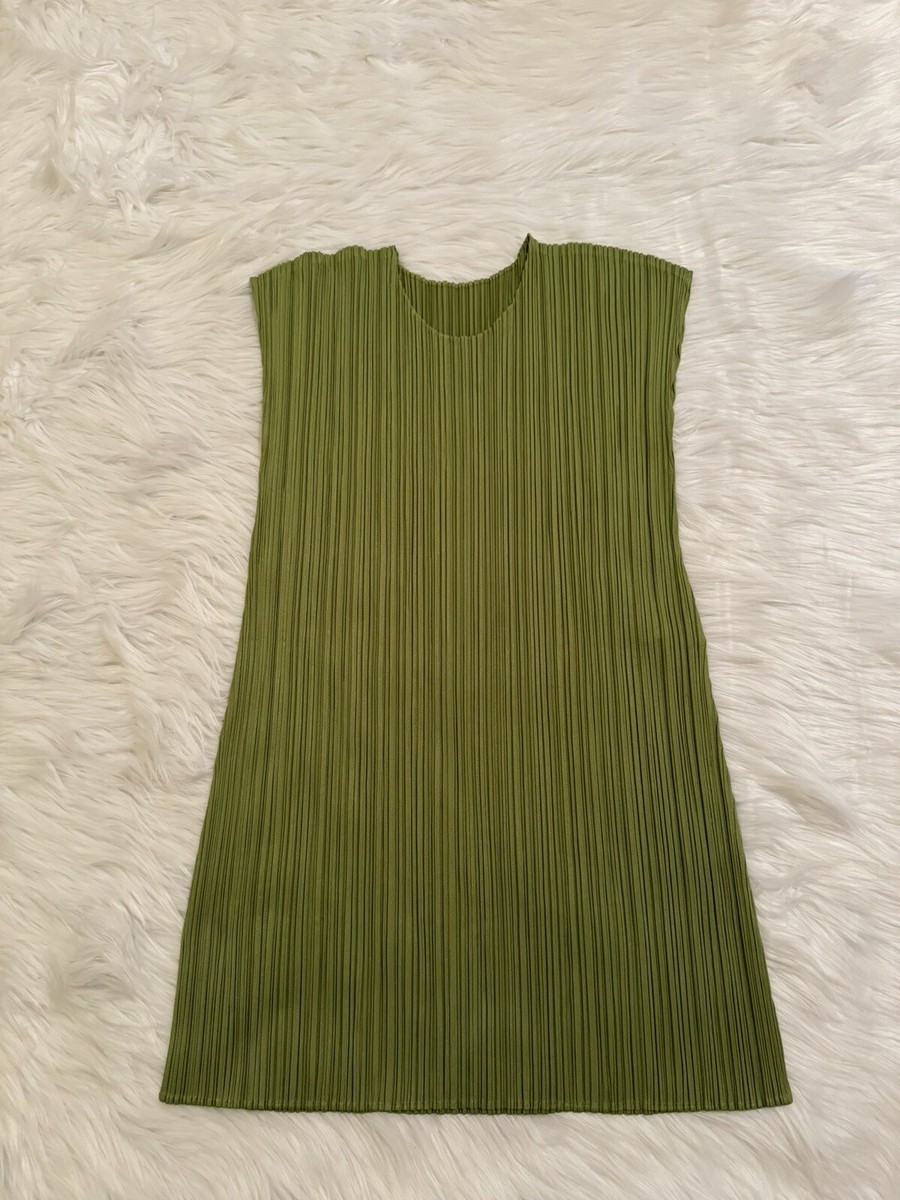 Issey Miyake Ikko Tanaka Pleats Please Sleeveless Dress Issey Miyake Ikko Tanaka Pleats Please Sleeveless Dress