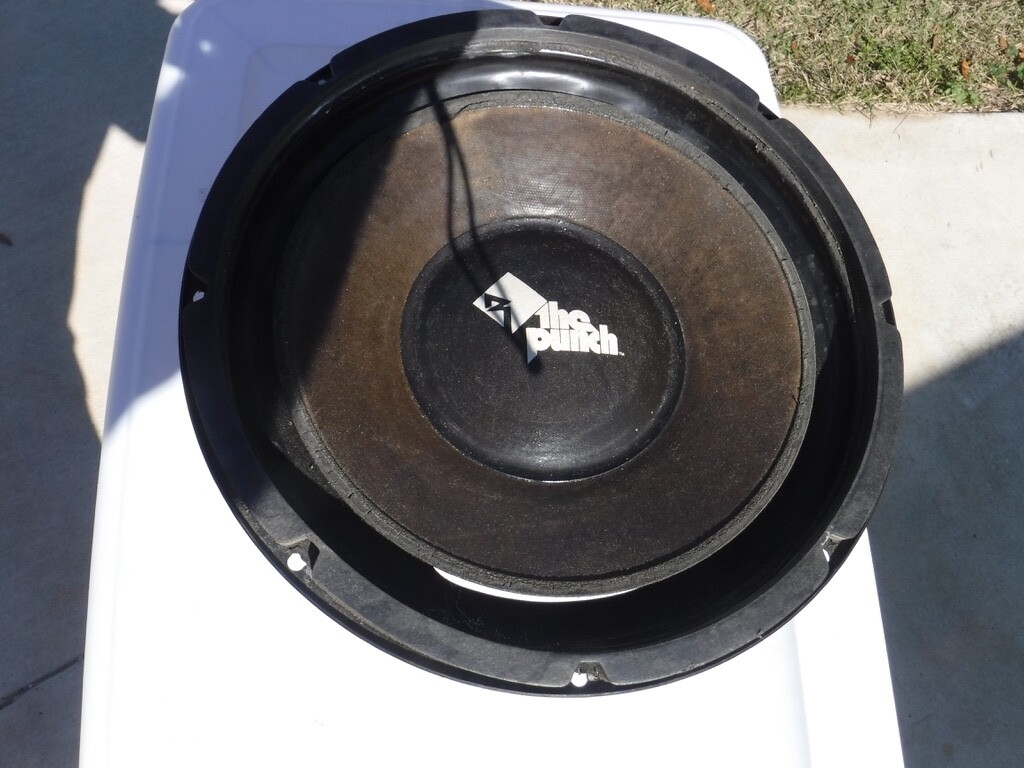 Rockford Fosgate PUNCH JP-100-B ウーファー Rockford Fosgate SP-812 8 Ohms 12
