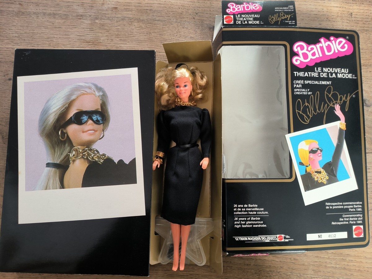 Poupée Barbie Billie Boy - Nouveau Théâtre De La Mode, Mattel 1985 Avec Boîte D’origine