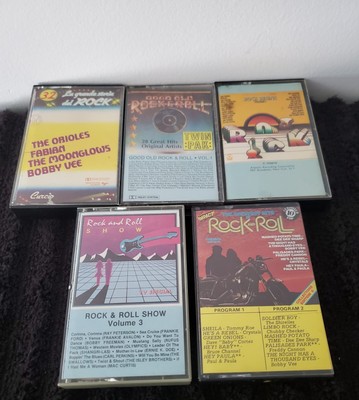 Lot of 5 Vintage Rock And Roll Cassette Tapes. Compilation Tapes | eBay