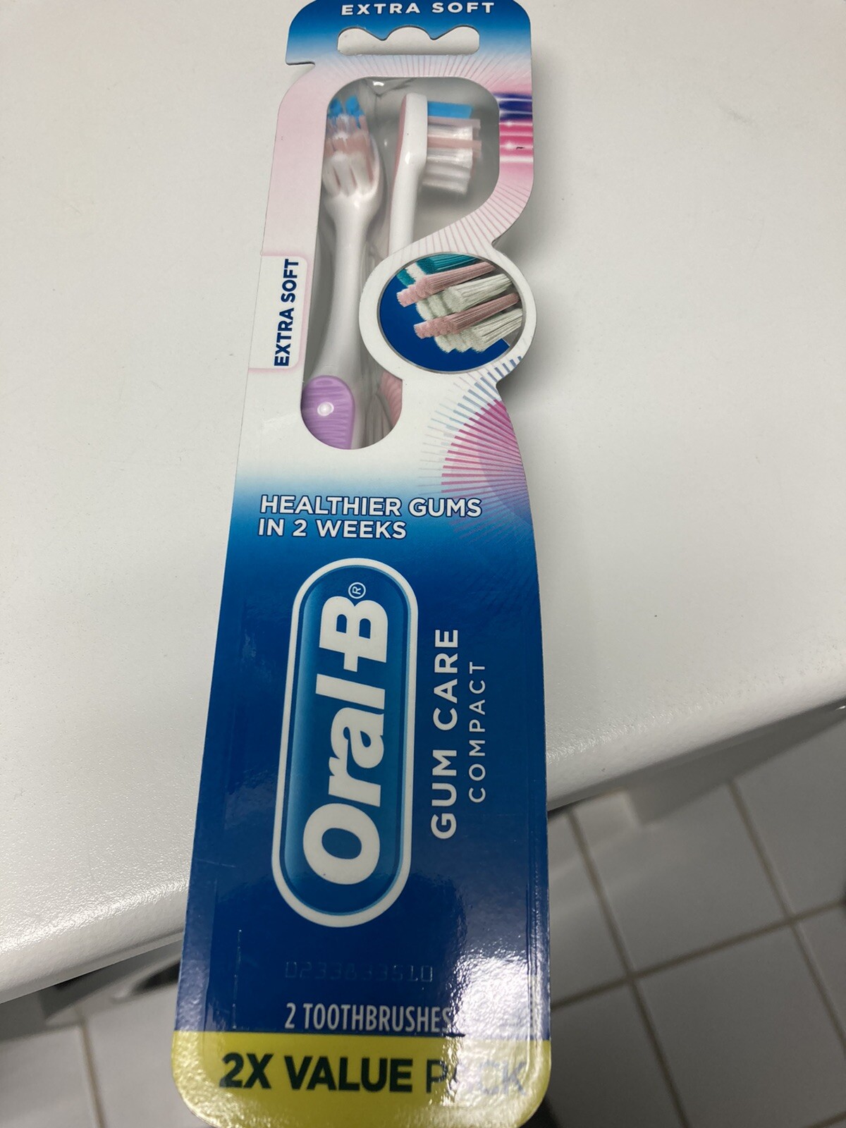 Oral B Gum Care Compact, Extra Soft, 2X VALUE PACK, 2 Toothbrushes, Free Floss eBay
