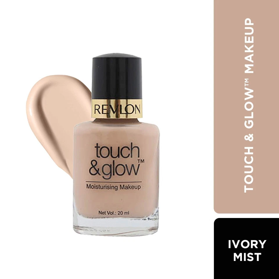 Revlon Touch and Glow Liquid Make Up, Ivory Mist, 20ml - Image 2 of 4