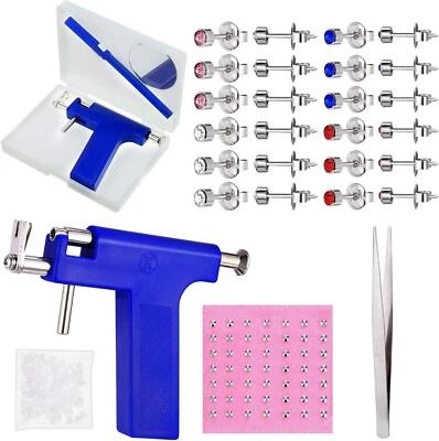 SOSPIRO Ear Piercing Gun Set Stainless Steel Body Piercing Tool Safety Ear Nose Navel