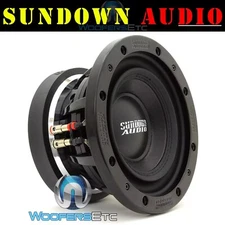 SUNDOWN AUDIO SD-3 8 D4 CAR 8" 300W RMS DUAL 4-OHM SUBWOOFER BASS SPEAKER NEW