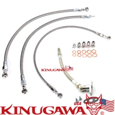 Teflon Turbo Oil Water Line Kit Fit Saab B207R Z20NET 9-3 2.0T AERO GT2052 Turbo