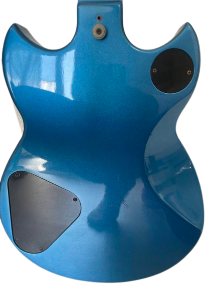 YAMAHA SG800S メタリックブルー Yamaha SG800 Blue Sparkle 1983 – Chicago Music Exchange