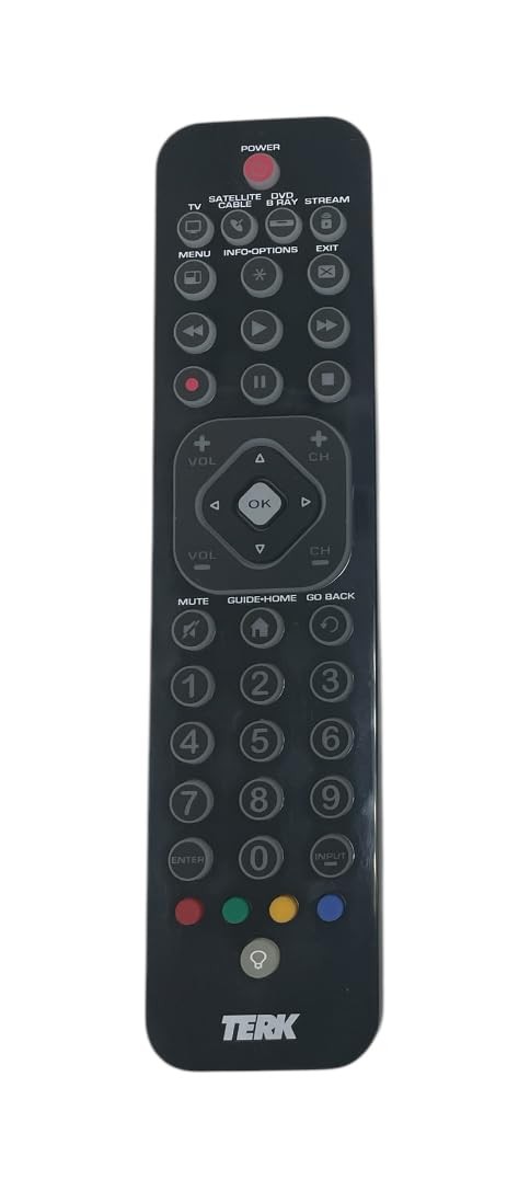Control 8-device Multi-function Buttons Black Tkrtbl08b