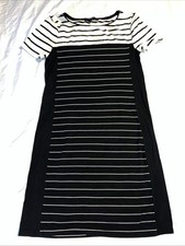 WHBM Stripe Tee Shirt Dress Casual Business XS