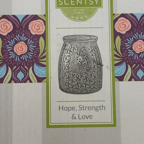 Scentsy 'Hope Strength & Love' Scent Warmer (w/Bulb)-New - Picture 5 of 7