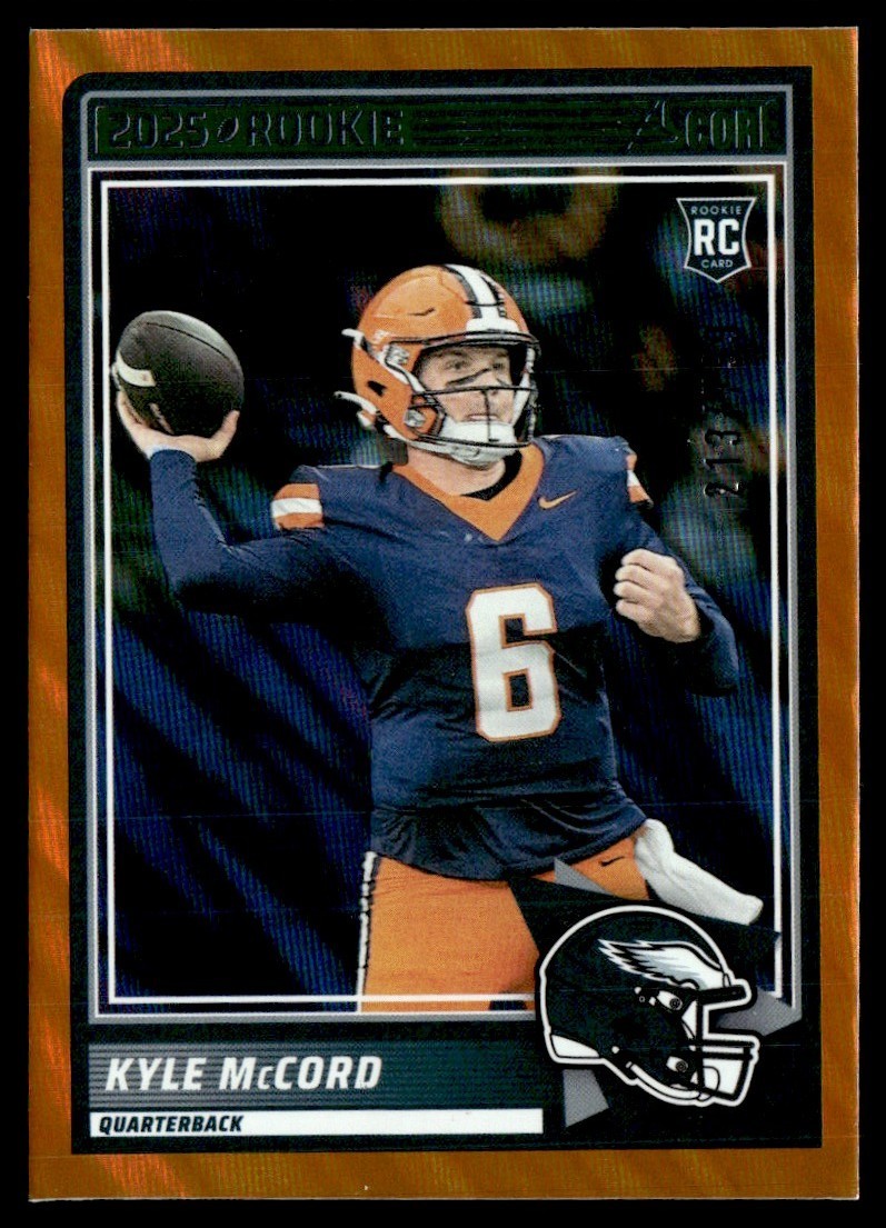 2025 Panini Score Lava Kyle McCord RC 213/799 #73