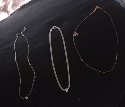 3 Halsketten Modeschmuck