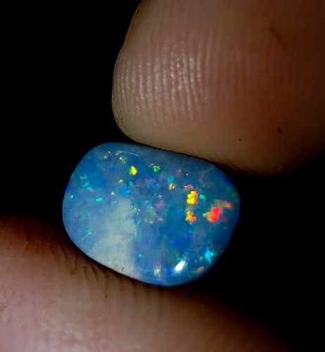 Huge Australian Black Opal Doublet 3.59ct Lighting Ridge Rare Pinfire Pattern✨️ - Picture 7 of 9