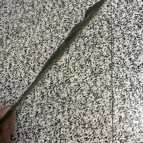 Antica targa votiva buddista tailandese. 14,5 x 4,75 pollici - Foto 7 di 9