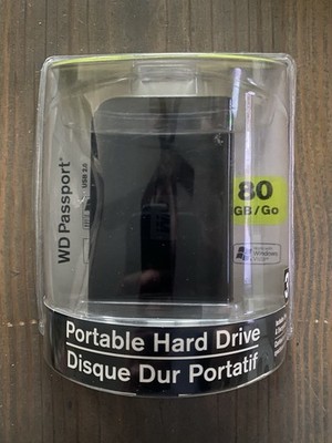 Western Digital WD Passport WD800U017-001  80GB External Drive