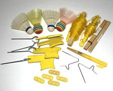 Kids Badminton Solo Trainer Set   Rainbow Hea...