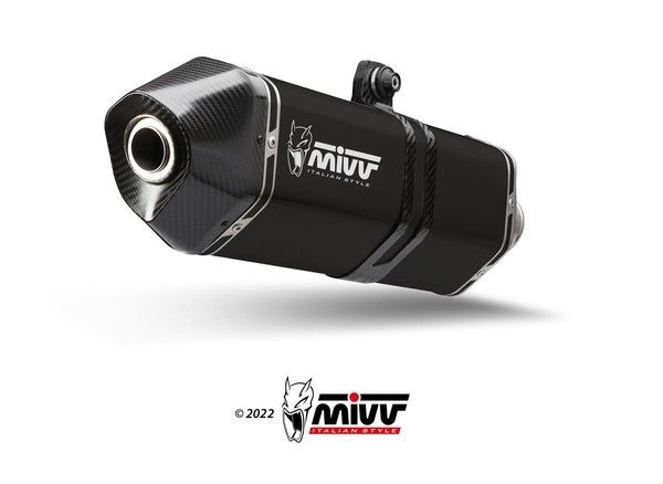 Mivv Sport Speed Edge Inox Schwarzes Terminal FÜR BMW F 800 GS 2024-2026-image