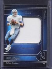 2025 Panini Silhouettes Troy Aikman Jumbo Jersey Patch /99 Cowboys 