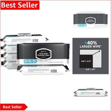 Eco-Friendly 360 Count Extra Large Flushable Wipes - Perfect for All Skin Types