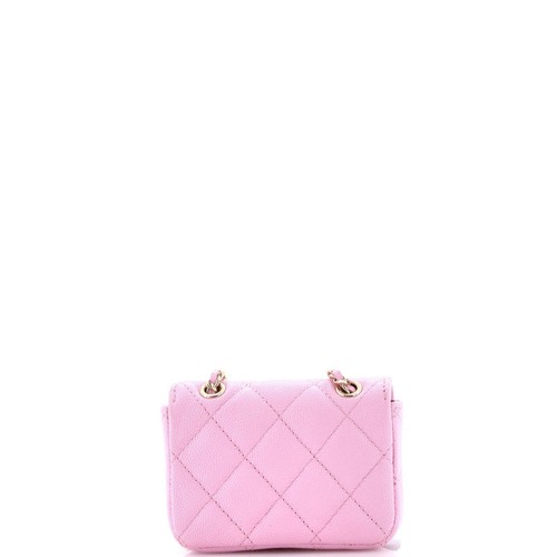 Chanel Classic Flap Chain Belt Bag Quilted Caviar Mini - Picture 3 of 6