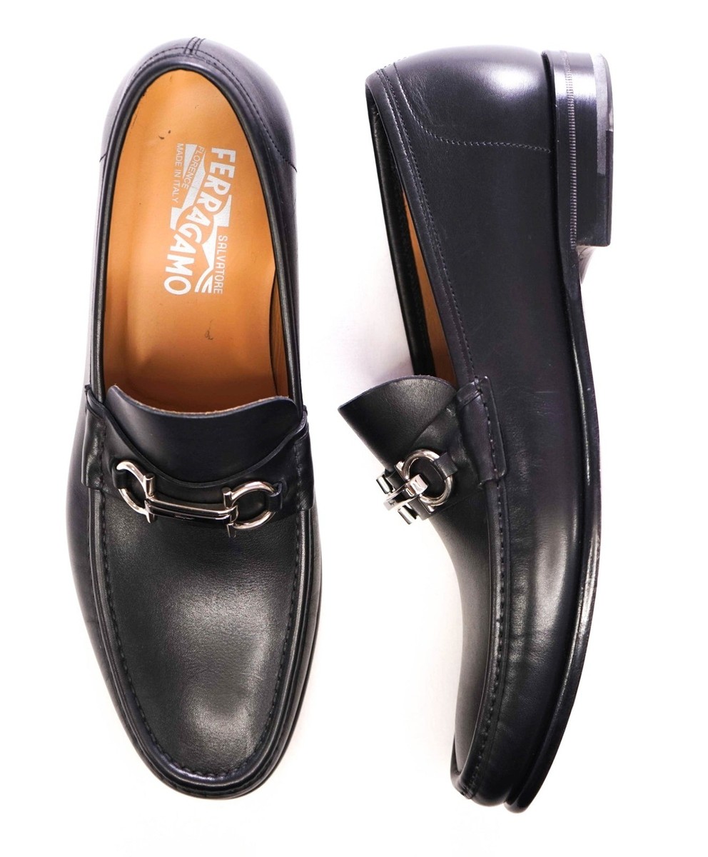 Salvatore ferragamo black leather shoes size 10EE Ferragamo MAXIME Men main image 2