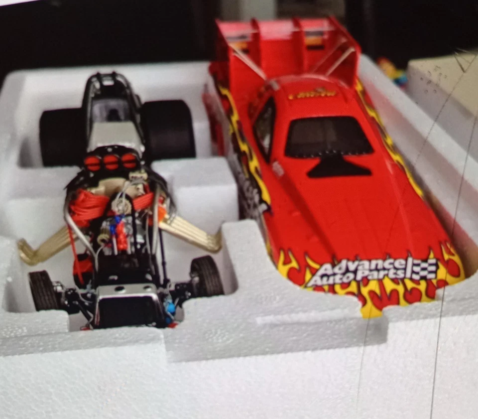 (VHTF) 1.24scale NHRA Pedregon Advanced Auto Part 08 Impala SS FunnyCar MIB(Read - Image 2 of 4