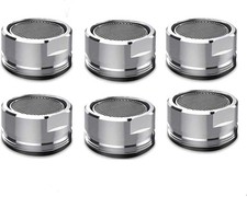 6 Pack Faucet Aerator 2.2 GPM Bathroom Sink Aerator Regular Standard Replacement