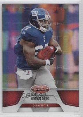 2011 Certified Mirror Red 58/250 Brandon Jacobs #97 0a1