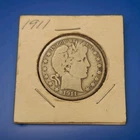 1911 Barber Half Dollar 50C United States Silver Coin Circulated Uncertified