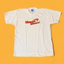 ๐ฌ VTG 90s Newport Pleasure T Shirt XL White Fruit Of The Loom Made In USA