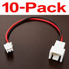 PC Fan 3-Pin to 2-Pin Adapter Converter Cable YA-C2P 10-Pack