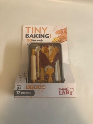 TINY BAKING 17-Piece World's Smallest Baking Set 30 Recipes Smart Lab Toys