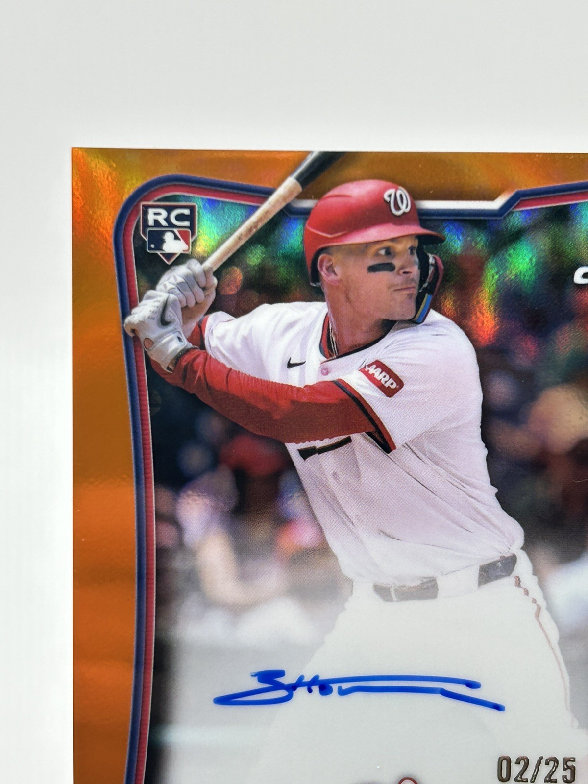 2026 Bowman Chrome - Brady House Orange Refractor Auto /25 Nationals - #CRA-BH view 4