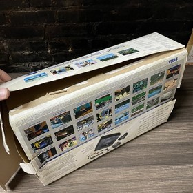 Sega Saturn Original System Box + Some Paperwork + Stickers Only -- NO CONSOLE