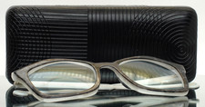 L.A. EYEWORKS Indiana 152 Black Granite Womens Square Eyeglasses 50-20-138 B:42