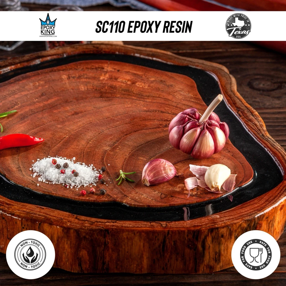 KIT DE RESINA EPOXI TRANSPARENTE DE 3 GALONES * RESISTENTE A LOS RAYOS UV * GRADO MARINO * NO TÓXICO * BARCO Foto 4 de 4