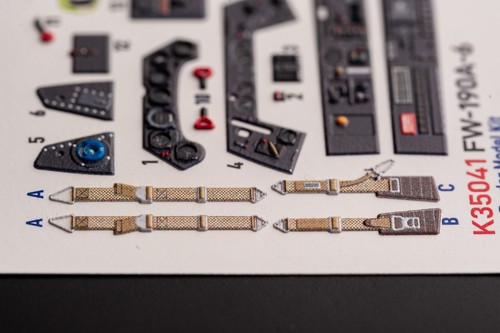 Focke-Wulf FW-190A-6. Interior 3D Decals (for Border Models) 1:35 KeliK K35041 - Picture 9 of 9