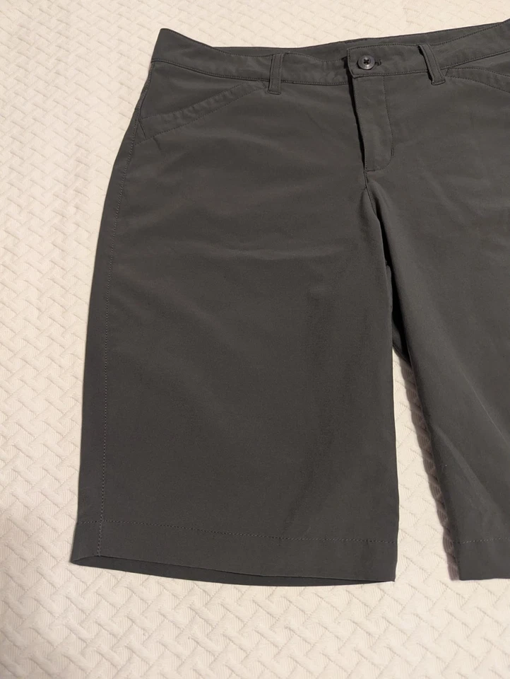 Pantalones Cortos Para Mujer Eddie Bauer Talla 10 Gris Elastizados Aire Libre Senderismo Activos con Bolsillos  Foto 4 de 4