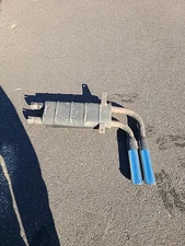 Austin Healey 3000 BJ8 ANSA Sport exhaust resonator chrome tailpipe section