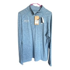 ASICS BLUE PULLOVER HOODIE SIZE L NWT