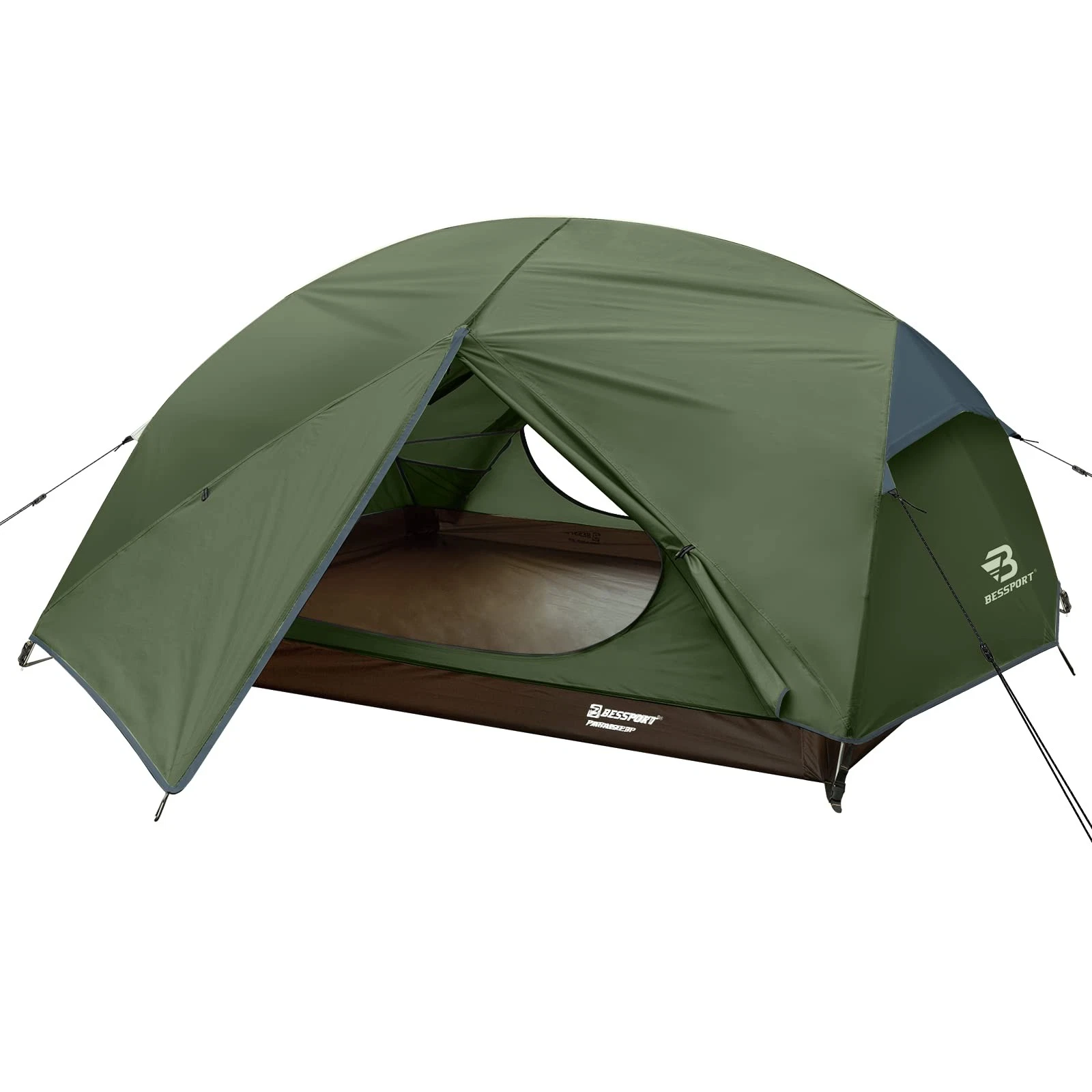 Camping Tent for 2 Person, Lightweight Backpacking Tent Waterproof Windproof ...