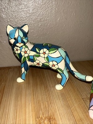 Purr-fect Reflections of Tiffany Collection Hamilton Cat Figurines